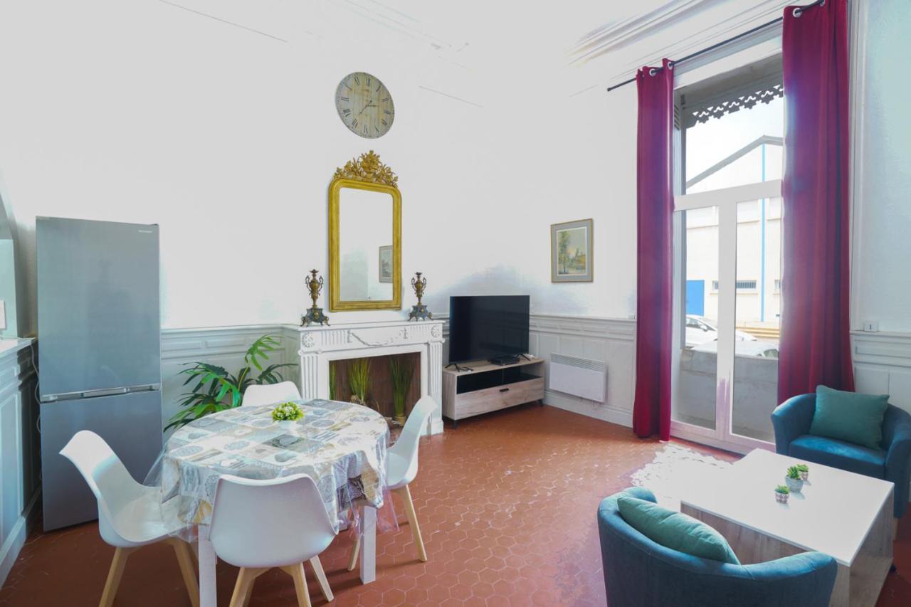 Appartement Du Forum,La Gare, 50 M2 , Climatisation, Garage, Cour Narbonne Ngoại thất bức ảnh