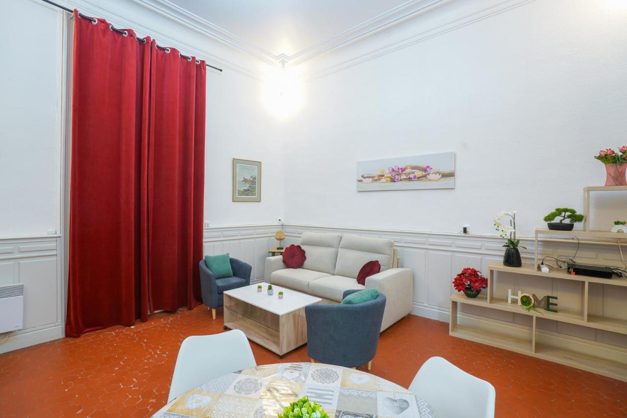 Appartement Du Forum,La Gare, 50 M2 , Climatisation, Garage, Cour Narbonne Ngoại thất bức ảnh