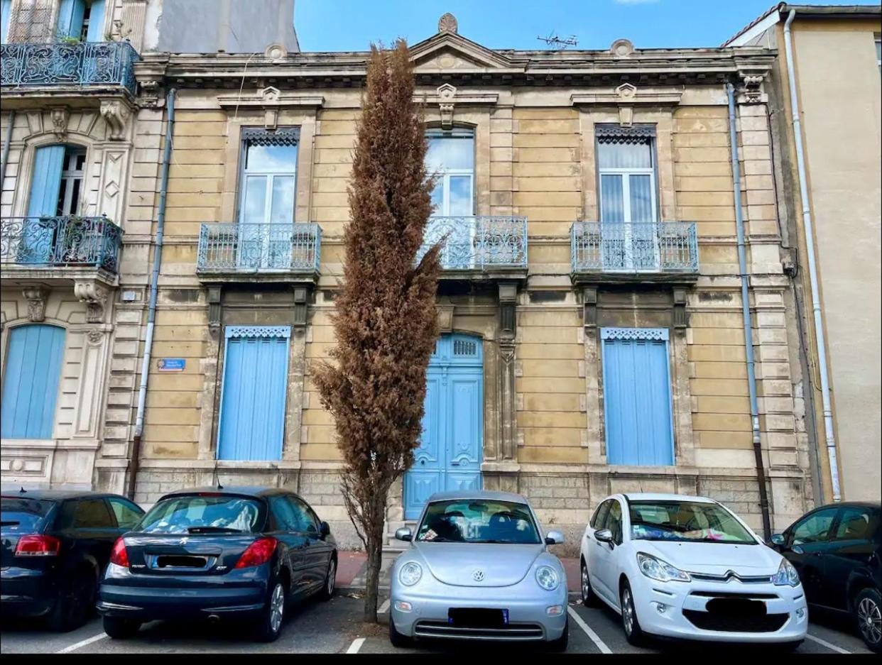 Appartement Du Forum,La Gare, 50 M2 , Climatisation, Garage, Cour Narbonne Ngoại thất bức ảnh